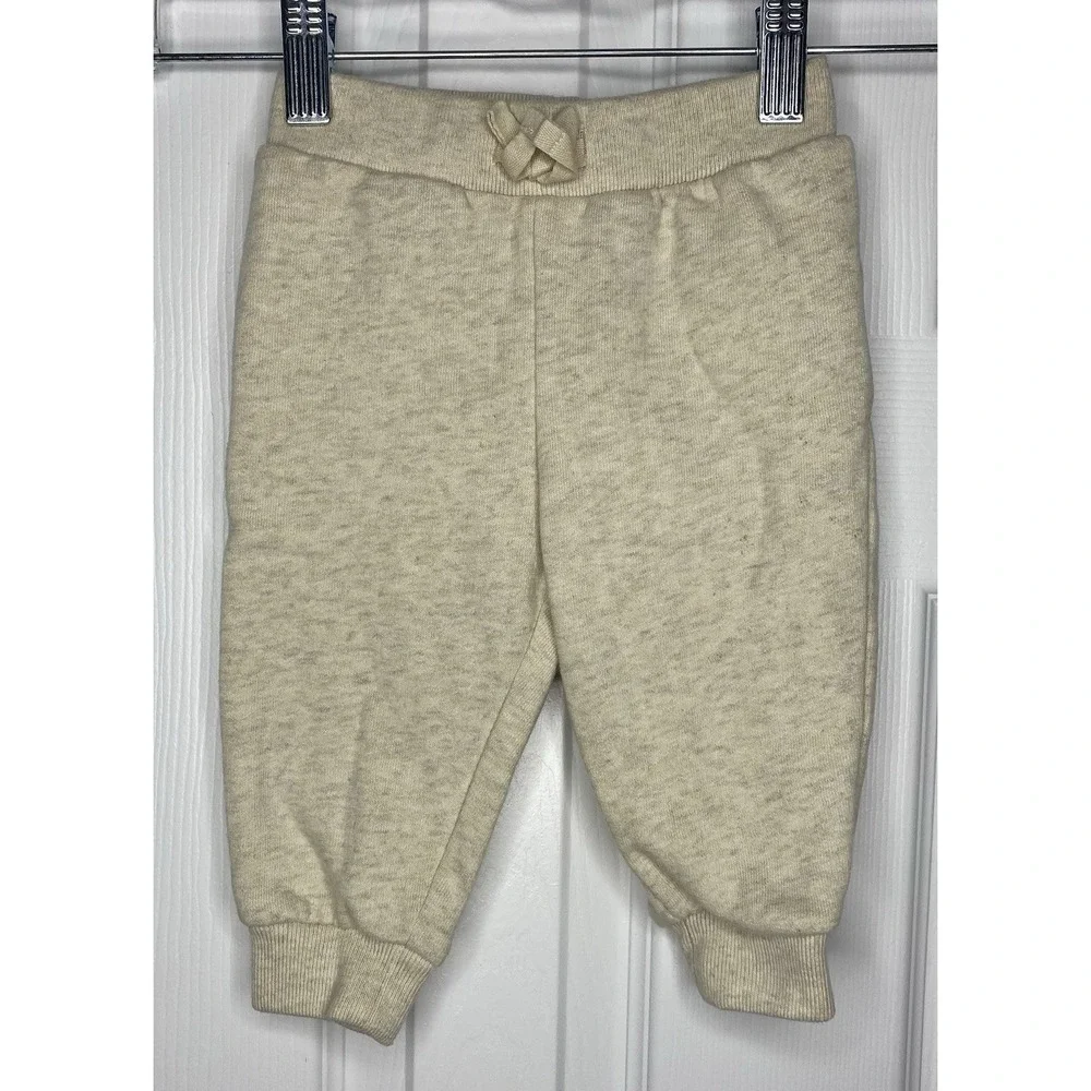 Ralph Lauren Baby Comfort Drawstring Sweatpants Cream Size 9 Months